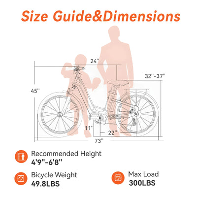 DDC Air Carbon Fiber Electric Bike for Adults with 1000W Peak Motor 25MPH Ebike with 48V Built-in Dual Batteries, 121 Miles Range, 26'' Tires, 7-Speed, Front Suspension Electric Bicycle