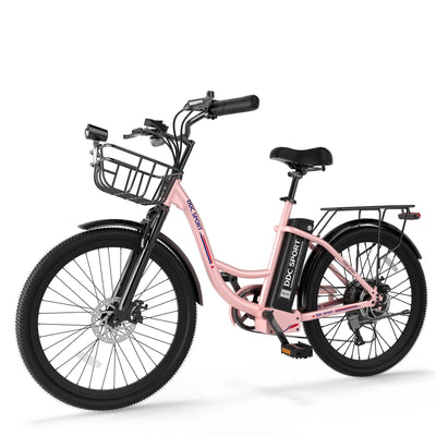 DDC C01 ebike white color with 36V10Ah battery